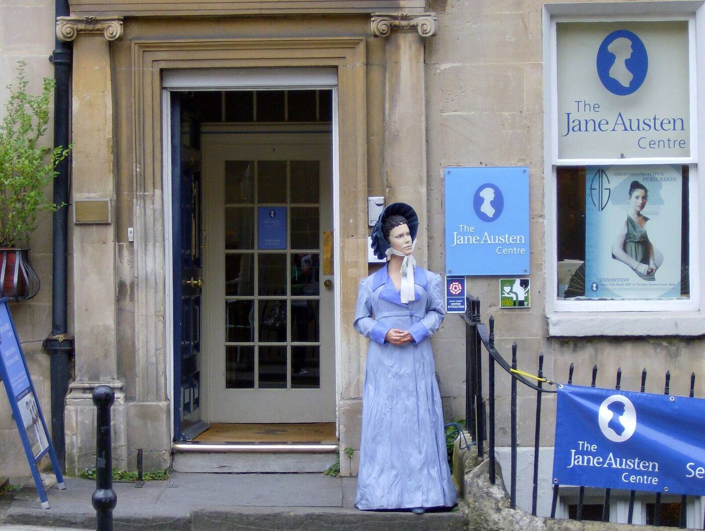 The Georgian townhouse of the Jane Austen Centre on Gay Street